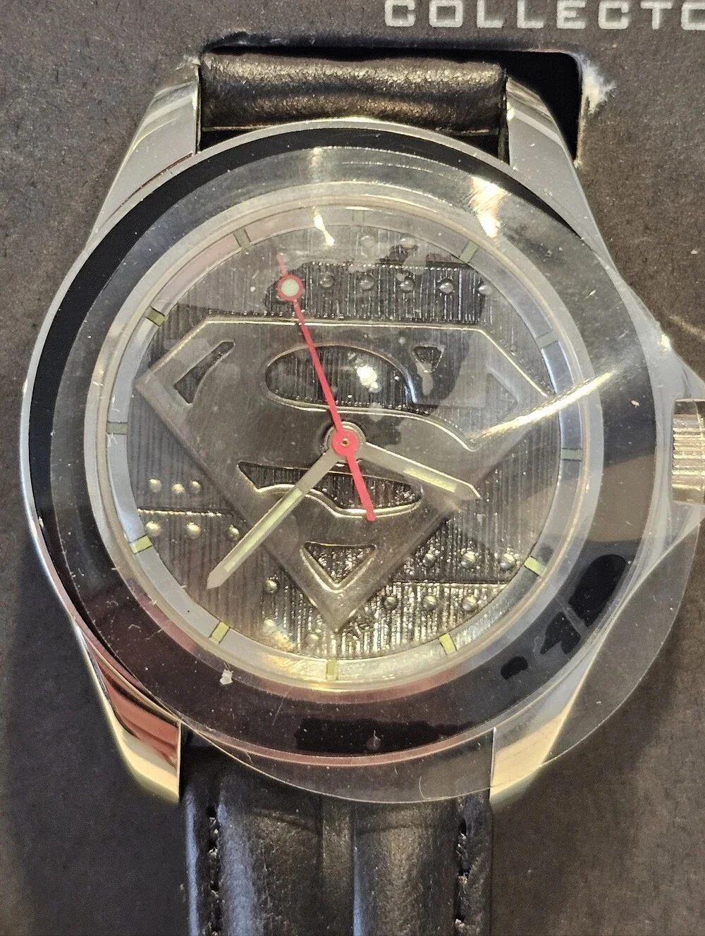 Fossil Death Of Superman Commemorative 11/17/92 Limited Edition Watch #'d/10000
